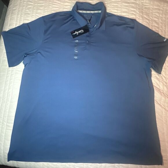 NWTs Walter Hagen Championship Stripe DD Polo Men’s Size 4XLT - Picture 1 of 5